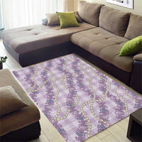 Pua Kalaunu Lei Area Rug Palaka Pattern