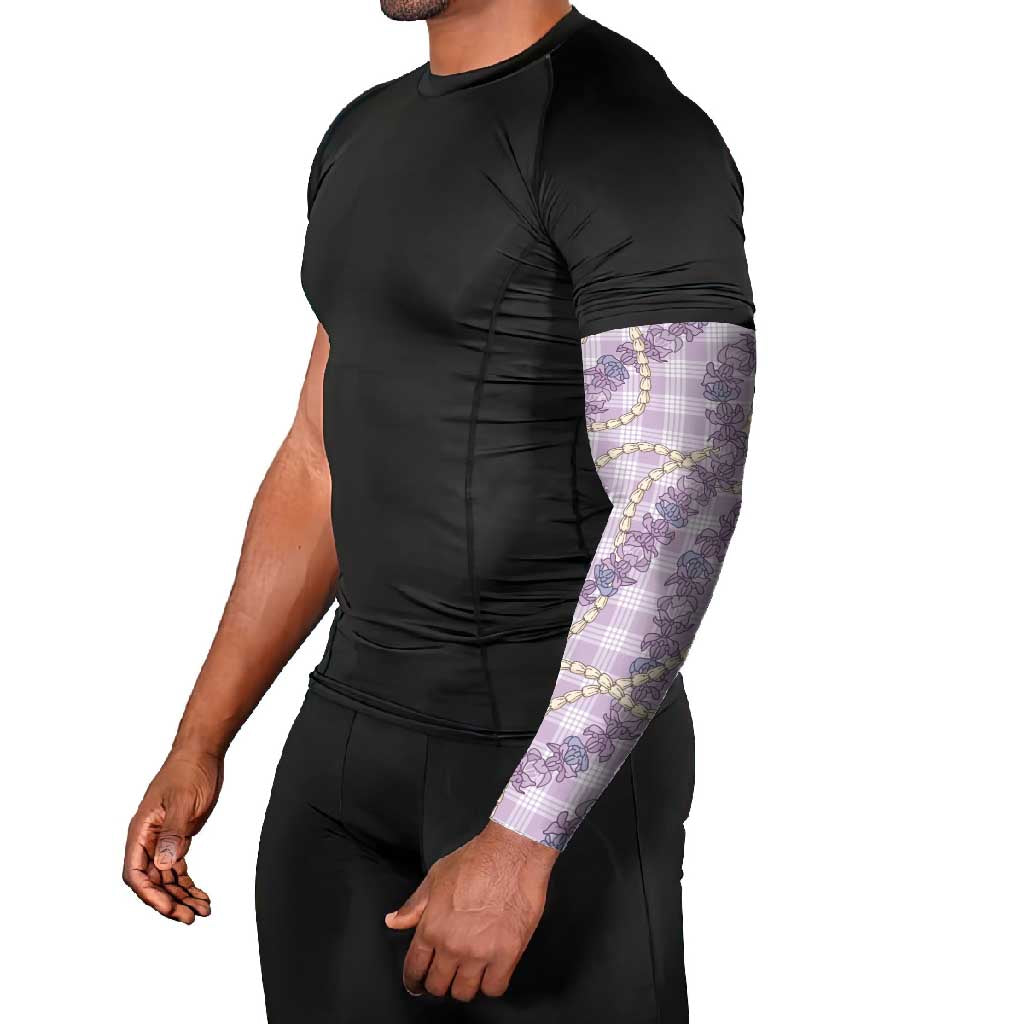 Pua Kalaunu Lei Arm Sleeves Palaka Pattern