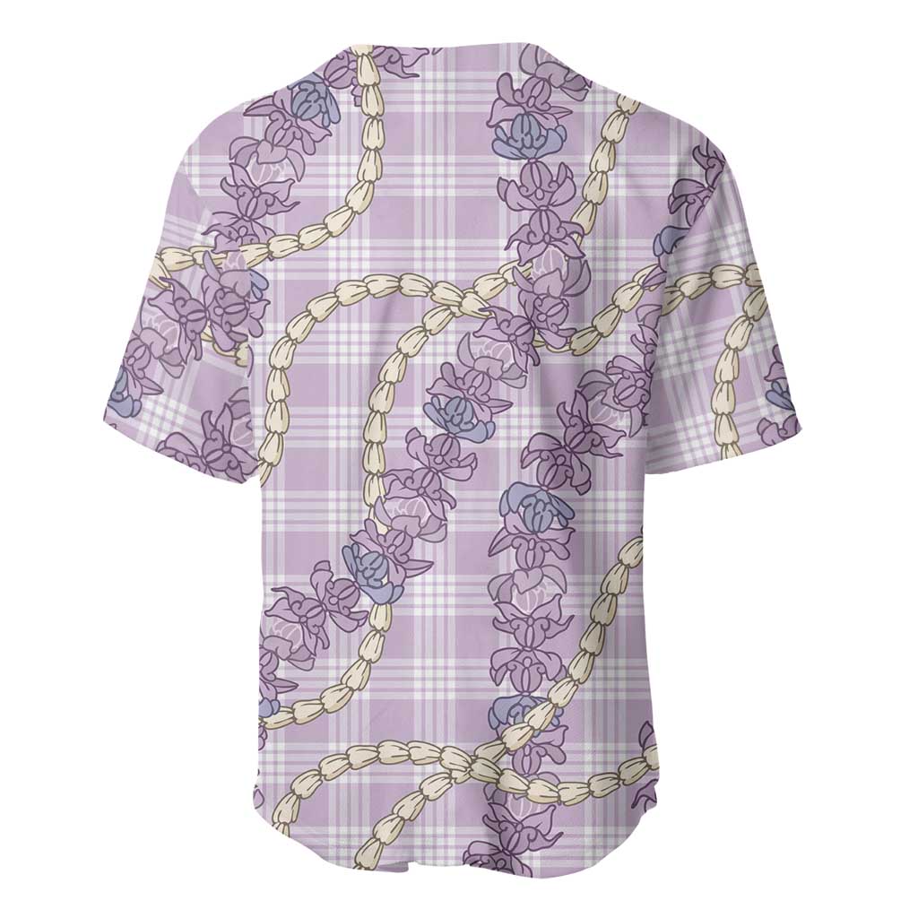 Pua Kalaunu Lei Baseball Jersey Palaka Pattern