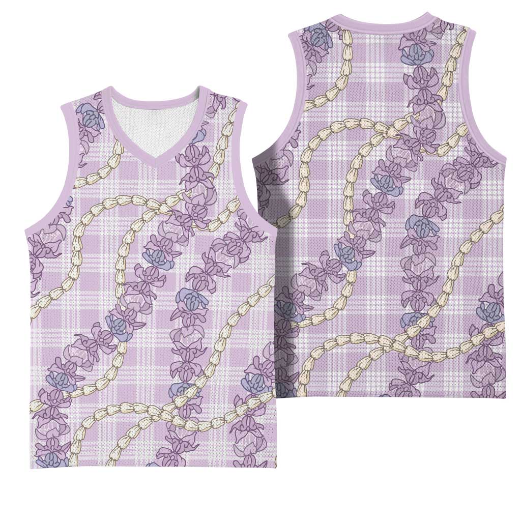 Pua Kalaunu Lei Basketball Jersey Palaka Pattern