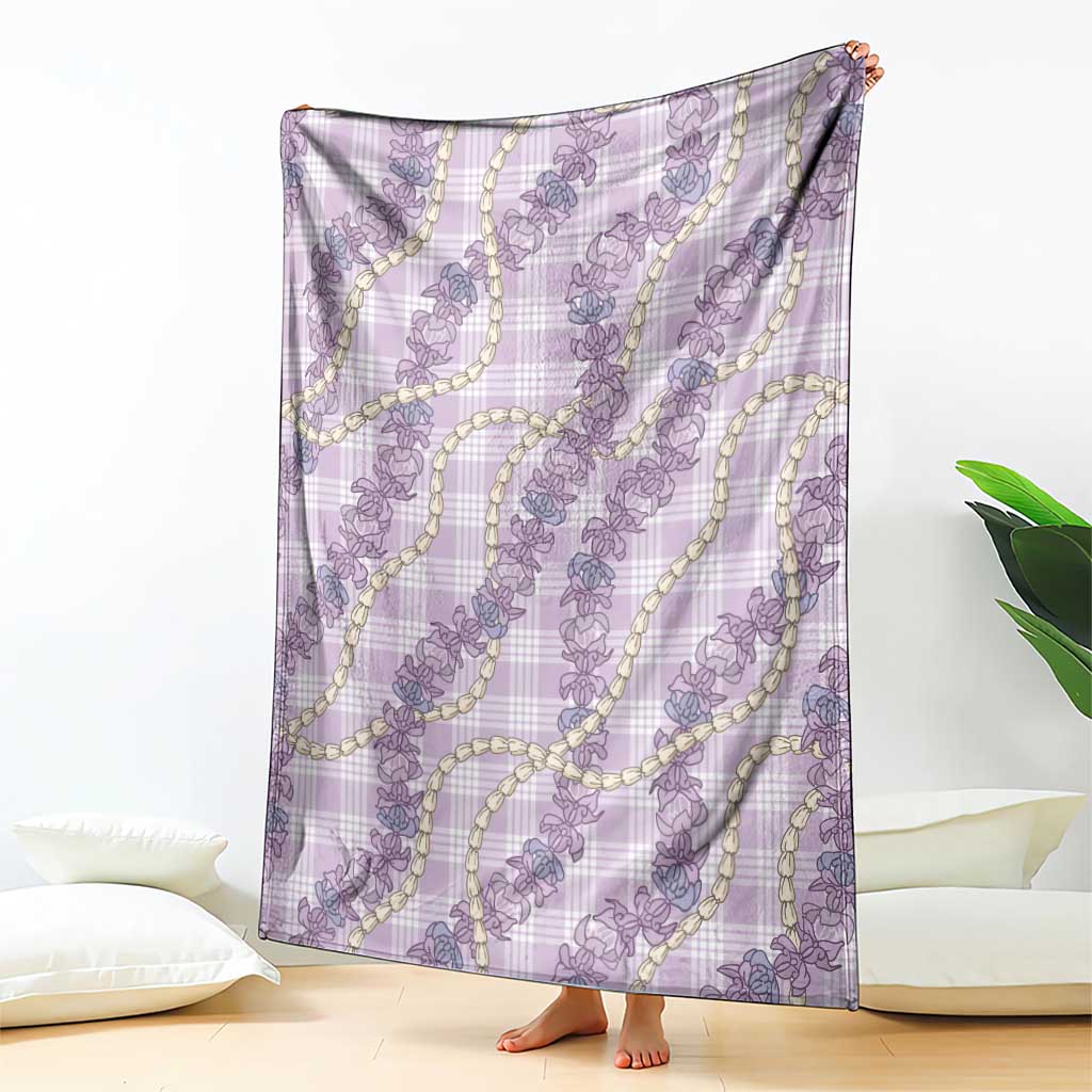 Pua Kalaunu Lei Blanket Palaka Pattern