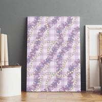 Pua Kalaunu Lei Canvas Wall Art Palaka Pattern