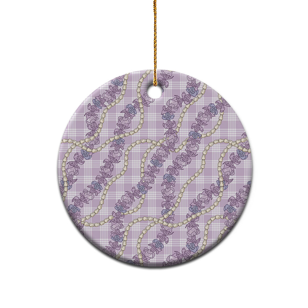Pua Kalaunu Lei Ceramic Ornament Palaka Pattern LT01 - Polynesian Pride
