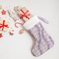 Pua Kalaunu Lei Christmas Stocking Palaka Pattern LT01 - Polynesian Pride