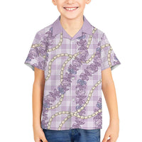 Pua Kalaunu Lei Family Matching Long Sleeve Bodycon Dress and Hawaiian Shirt Palaka Pattern