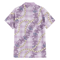 Pua Kalaunu Lei Family Matching Puletasi and Hawaiian Shirt Palaka Pattern