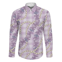 Pua Kalaunu Lei Family Matching Short Sleeve Bodycon Dress and Hawaiian Shirt Palaka Pattern