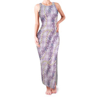 Pua Kalaunu Lei Family Matching Tank Maxi Dress and Hawaiian Shirt Palaka Pattern
