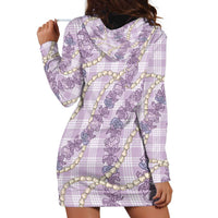 Pua Kalaunu Lei Hoodie Dress Palaka Pattern