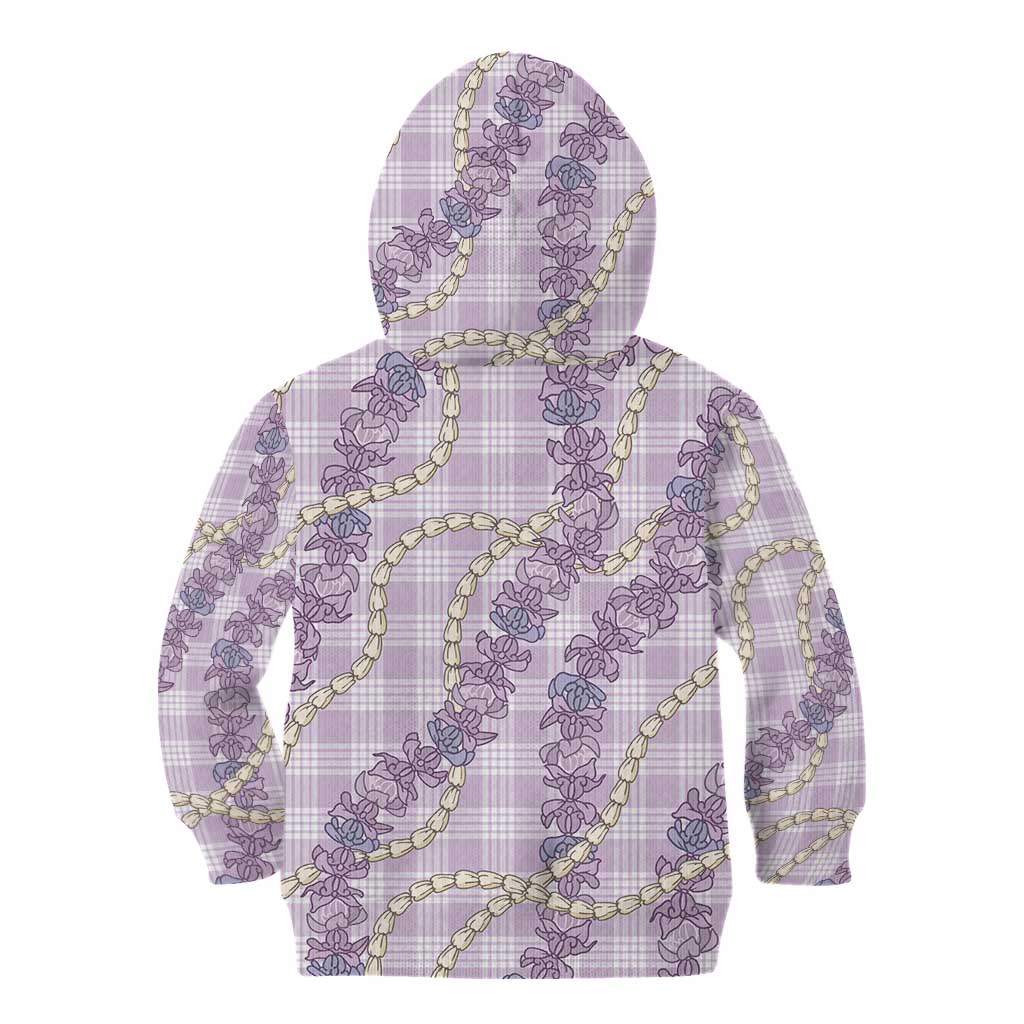 Pua Kalaunu Lei Kid Hoodie Palaka Pattern