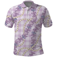 Pua Kalaunu Lei Polo Shirt Palaka Pattern