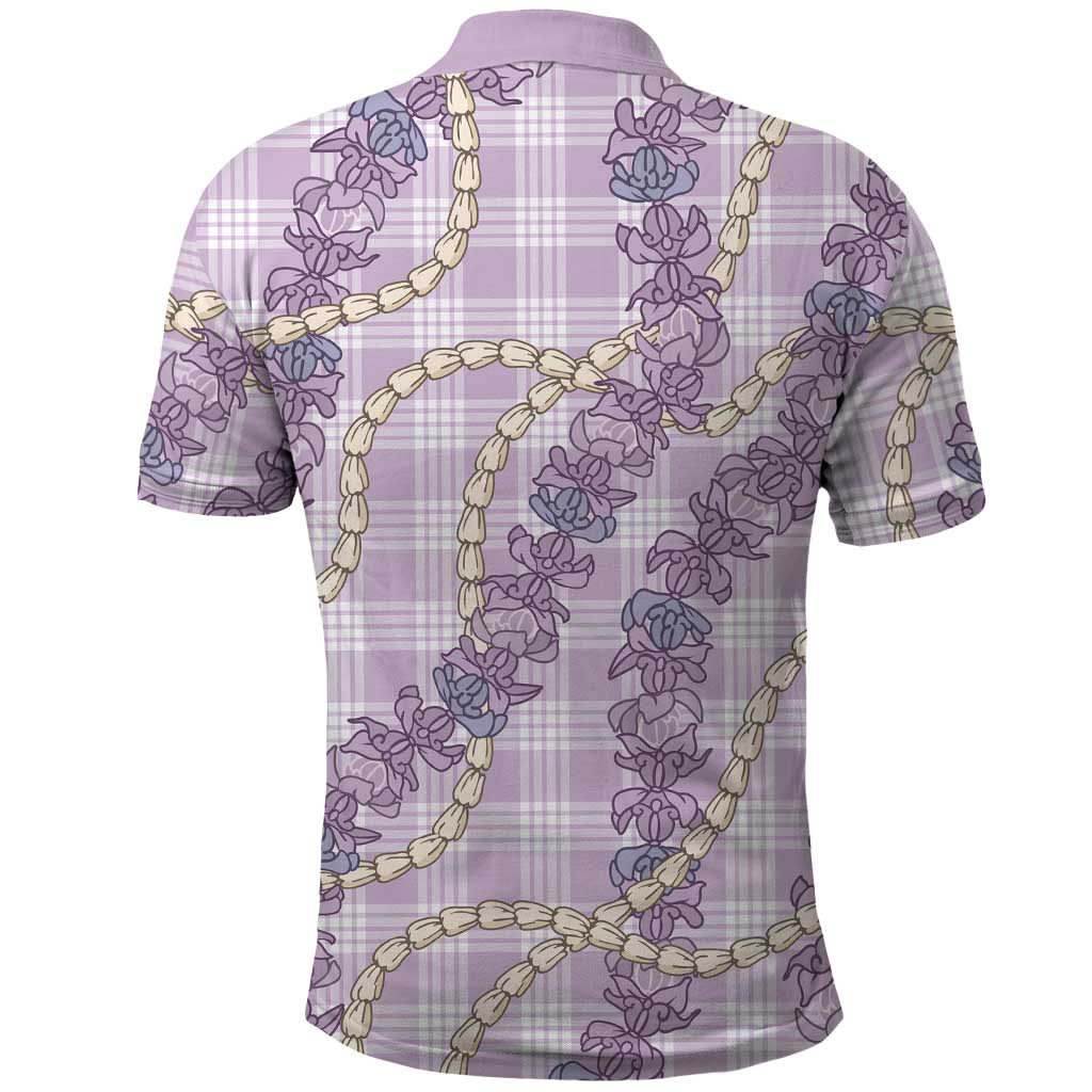 Pua Kalaunu Lei Polo Shirt Palaka Pattern