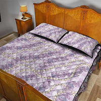 Pua Kalaunu Lei Quilt Bed Set Palaka Pattern
