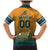 Custom Rugby Australia Family Matching Mermaid Dress and Hawaiian Shirt Junior Wallabies Go Champions