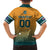 Custom Rugby Australia Family Matching Tank Maxi Dress and Hawaiian Shirt Junior Wallabies Go Champions