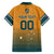Custom Rugby Australia Family Matching Tank Maxi Dress and Hawaiian Shirt Junior Wallabies Go Champions