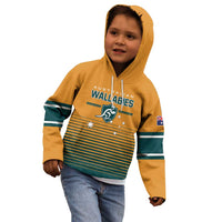 Custom Rugby Australia Kid Hoodie Junior Wallabies Go Champions