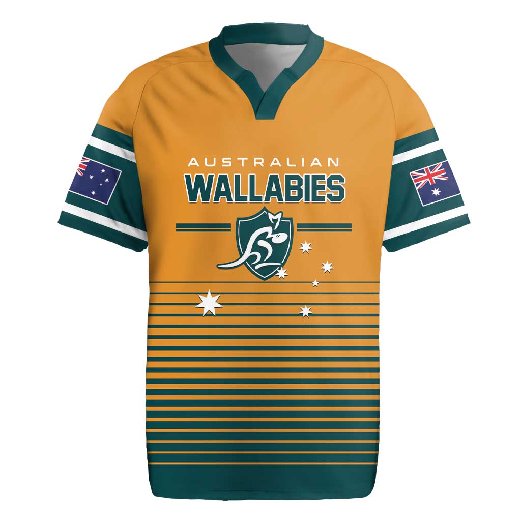 Custom Rugby Australia Rugby Jersey Junior Wallabies Go Champions