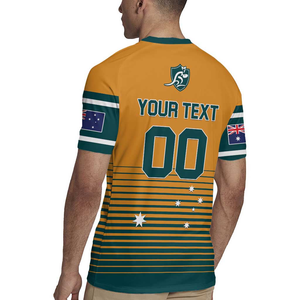 Custom Rugby Australia Rugby Jersey Junior Wallabies Go Champions