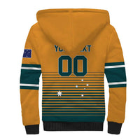 Custom Rugby Australia Sherpa Hoodie Junior Wallabies Go Champions
