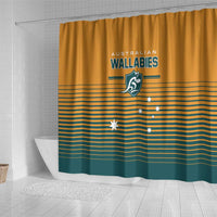 Rugby Australia Shower Curtain Junior Wallabies Go Champions