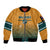Custom Rugby Australia Sleeve Zip Bomber Jacket Junior Wallabies Go Champions