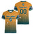 Custom Rugby Australia Women V-Neck T-Shirt Junior Wallabies Go Champions