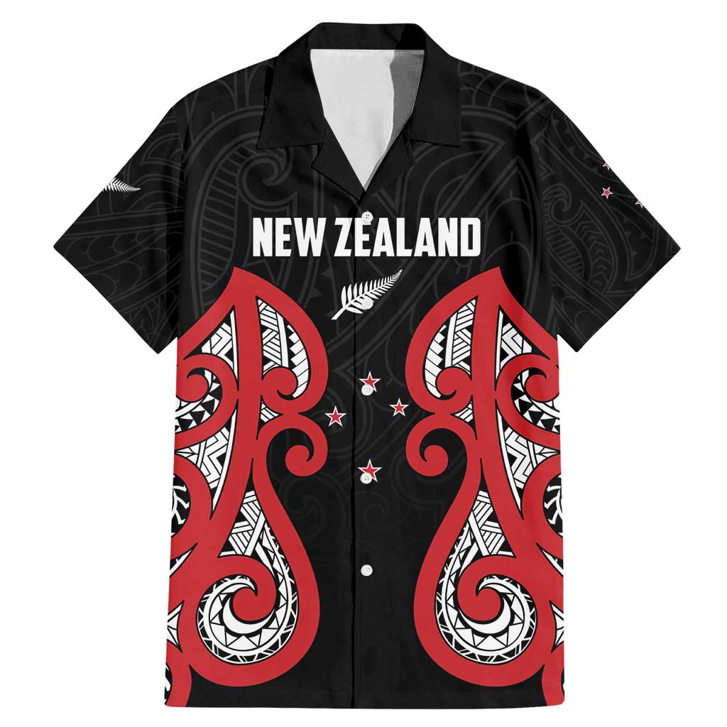 Custom Rugby New Zealand Family Matching Mermaid Dress and Hawaiian Shirt Baby Black Go Champions