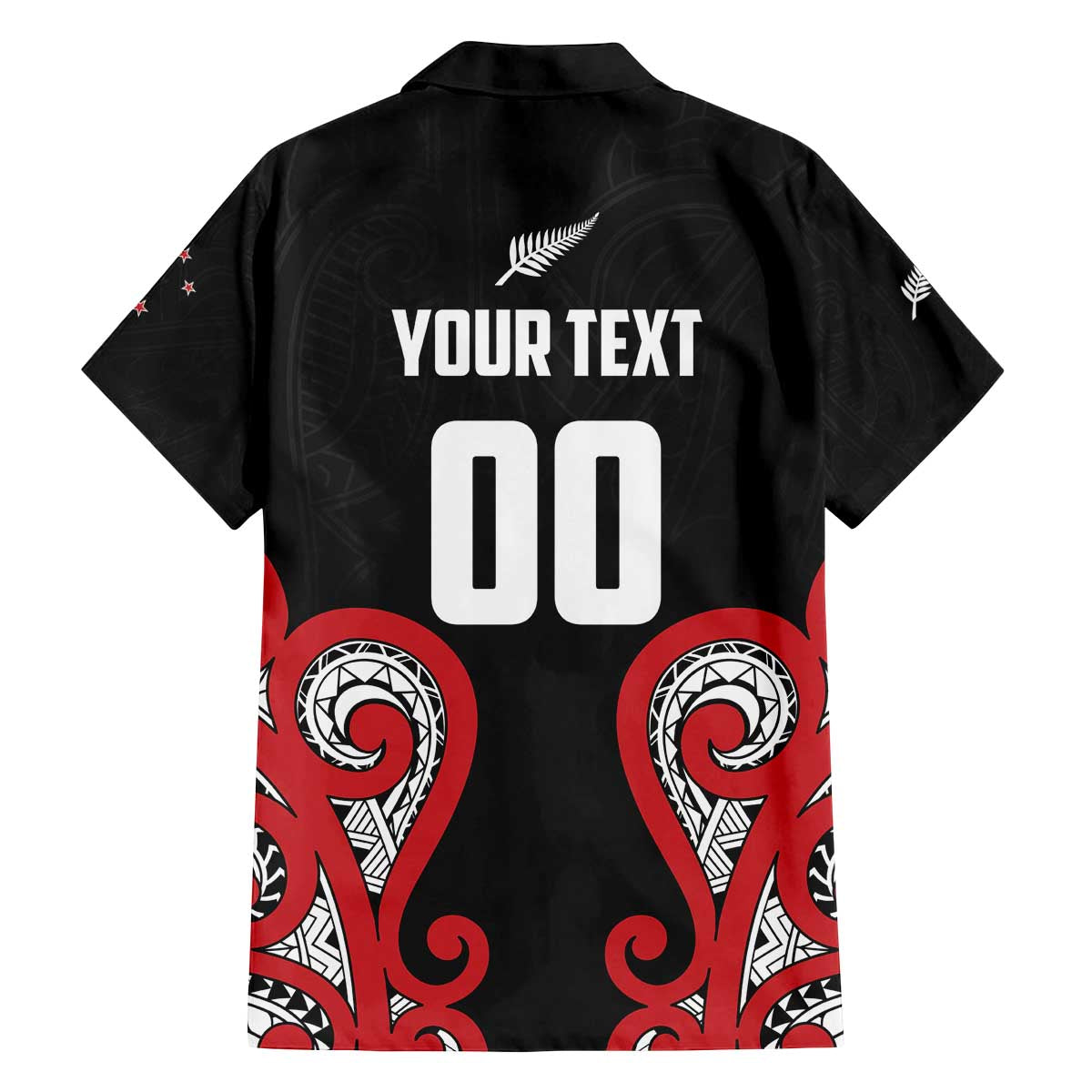 Custom Rugby New Zealand Family Matching Off The Shoulder Long Sleeve Dress and Hawaiian Shirt Baby Black Go Champions