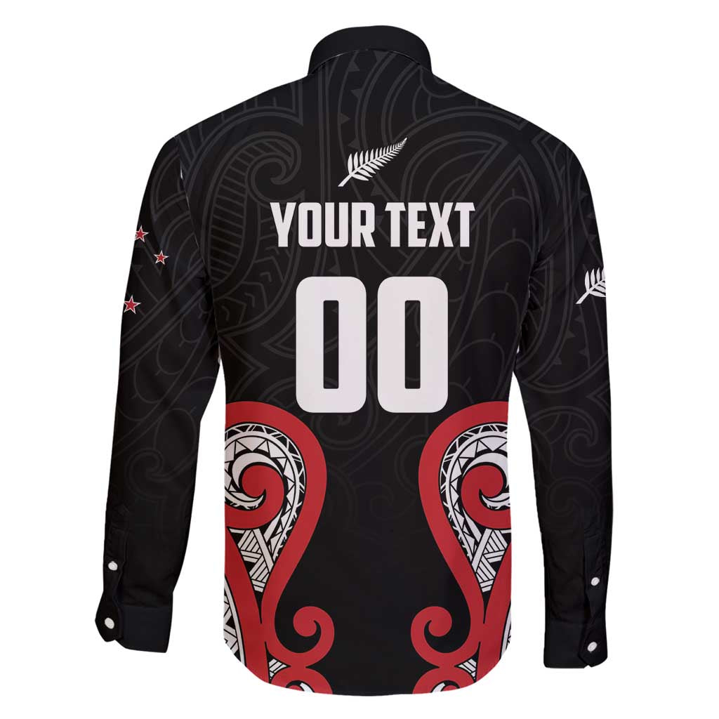 Custom Rugby New Zealand Family Matching Puletasi and Hawaiian Shirt Baby Black Go Champions