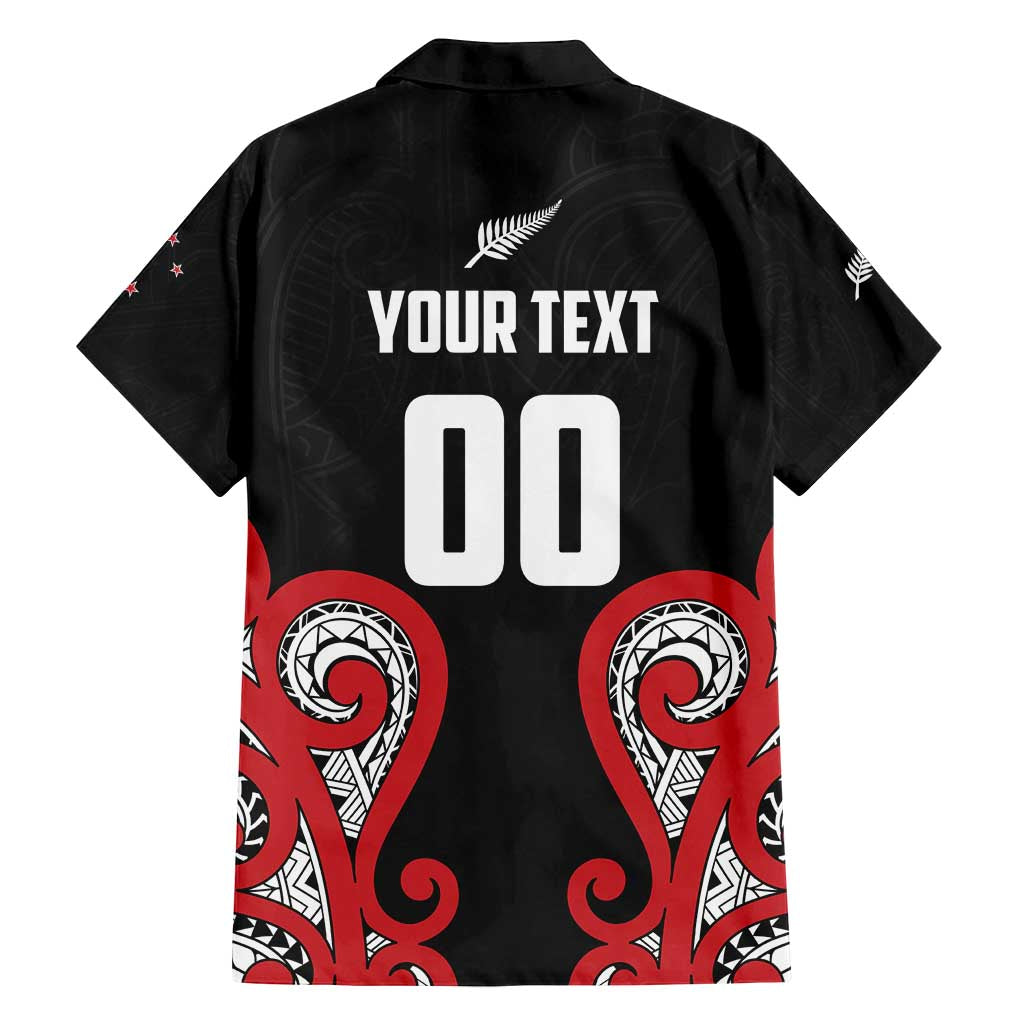 Custom Rugby New Zealand Family Matching Summer Maxi Dress and Hawaiian Shirt Baby Black Go Champions