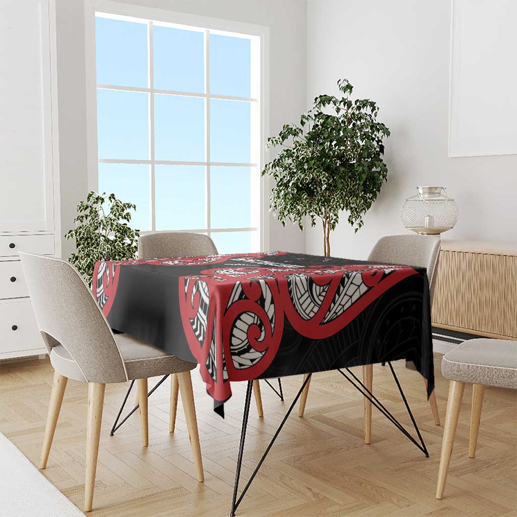 Rugby New Zealand Tablecloth Baby Black Go Champions