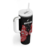Custom Rugby New Zealand Tumbler With Handle Baby Black Go Champions