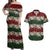 Hawaiian Hibiscus Christmas Color Couples Matching Off Shoulder Maxi Dress and Hawaiian Shirt Unique