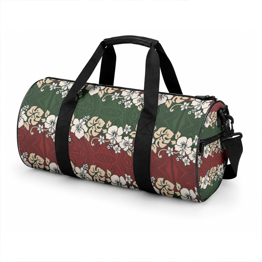Hawaiian Hibiscus Christmas Color Duffle Bag Unique LT01 - Polynesian Pride