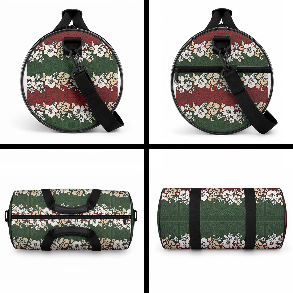 Hawaiian Hibiscus Christmas Color Duffle Bag Unique LT01 - Polynesian Pride