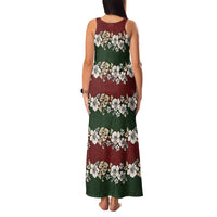 Hawaiian Hibiscus Christmas Color Family Matching Tank Maxi Dress and Hawaiian Shirt Unique