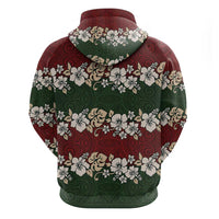 Hawaiian Hibiscus Christmas Color Hoodie Unique