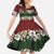 Hawaiian Hibiscus Christmas Color Kid Short Sleeve Dress Unique