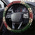 Hawaiian Hibiscus Christmas Color Steering Wheel Cover Unique