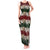 Hawaiian Hibiscus Christmas Color Tank Maxi Dress Unique