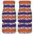 Hawaiian Hibiscus Car Mats Orange and Purple Unique