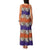 Hawaiian Hibiscus Family Matching Tank Maxi Dress and Hawaiian Shirt Orange and Purple Unique