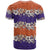 Hawaiian Hibiscus T Shirt Orange and Purple Unique