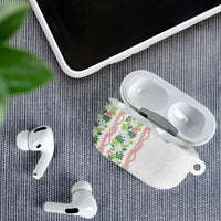 Monstera Tiare Plumeria AirPods Case Green Polynesian Pattern LT01 - Polynesian Pride