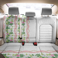 Monstera Tiare Plumeria Back Car Seat Cover Green Polynesian Pattern LT01 - Polynesian Pride