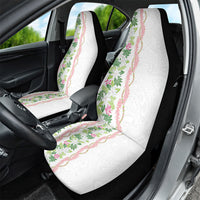 Monstera Tiare Plumeria Car Seat Cover Green Polynesian Pattern LT01 - Polynesian Pride