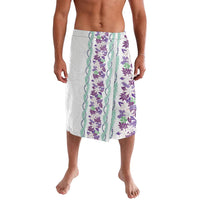 Monstera Tiare Plumeria Lavalava Purple Polynesian Pattern LT01 Purple - Polynesian Pride