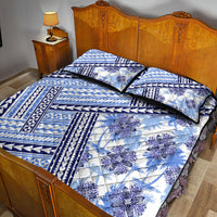 Hawaii Quilt Quilt Bed Set Kakau Polynesian Pattern Blue Version LT01 - Polynesian Pride