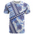 Hawaii Quilt T Shirt Kakau Polynesian Pattern Blue Version LT01 Blue - Polynesian Pride